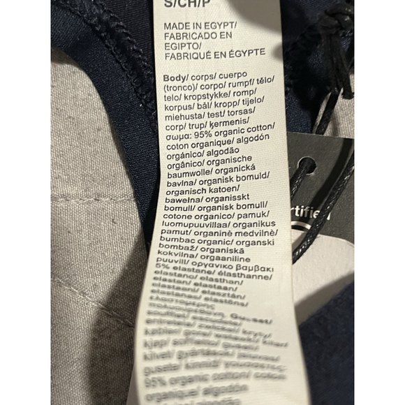 Organic Basics Thong Panty Womens Small Black - Picture 5 of 9